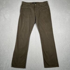 Fidelity Pants Mens 38x34 Army Green Jimmy‎ Straight Fit Twill Chino Preppy USA